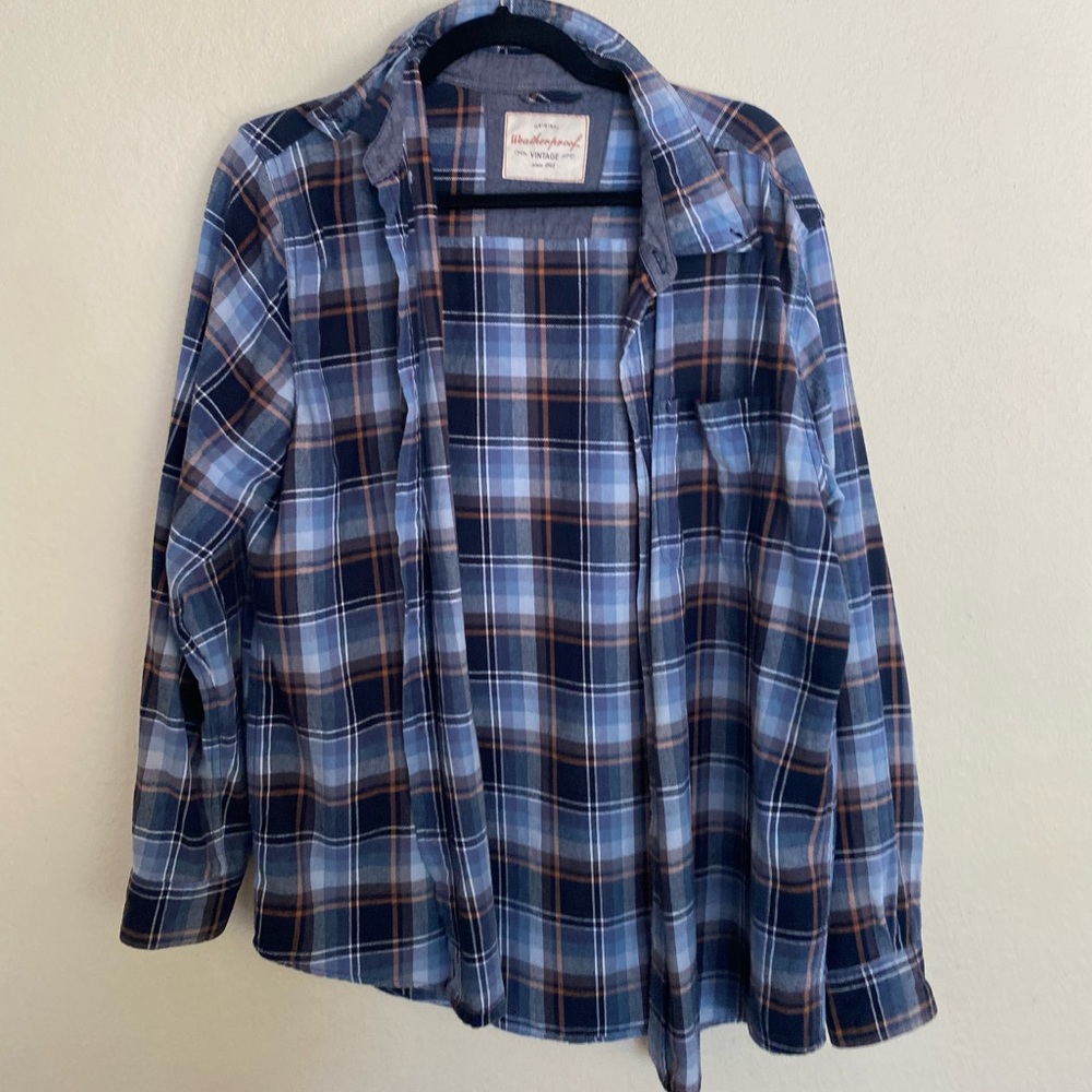 Blue flannel